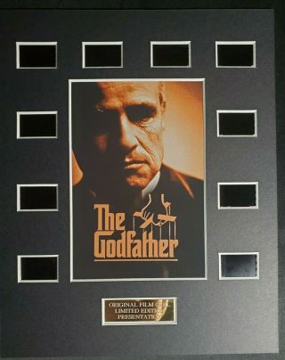 The Godfather 8x10 35mm Film Cell Custom Display Limited Edition