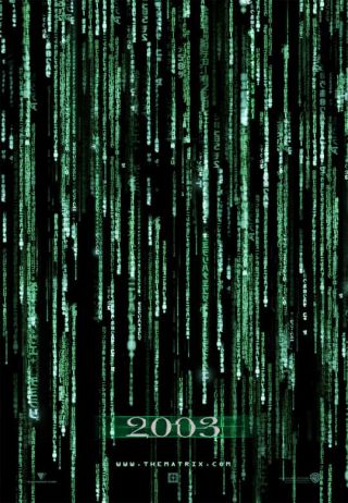 The Matrix Reloaded Movie Poster Rare Holofoil 27x40