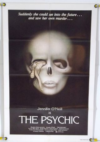 The Psychic Ff Orig 1sh Movie Poster Lucio Fulci Giallo Horror (1978)