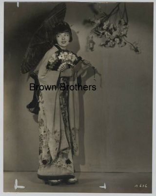 1920s Silent Film Star Colleen Moore Geisha Girl Oversized Dbw Photo By Freulich