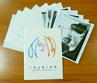 Imagine John Lennon Movie Press Kit Folder Documents 5 Pics