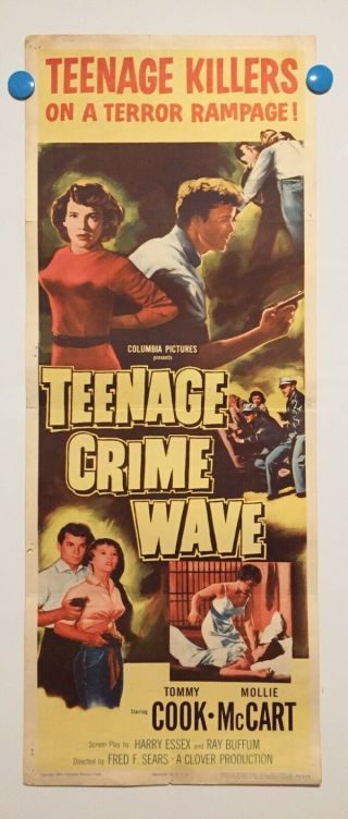 Teenage Crime Wave - 1955 Bad Girl Delinquent Insert - Today 