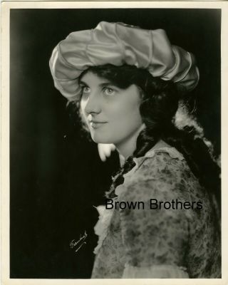 Vintage 1920s Silent Film Star Gertrude Olmsted Portrait Dbw Photo By Freulich