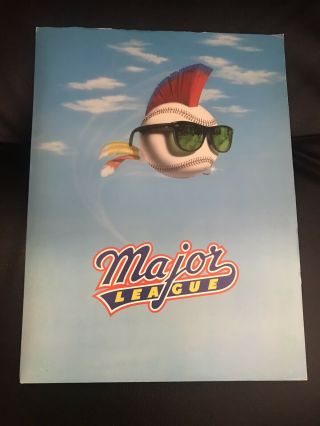 Major League - 1989 Movie Press Kit,  Button - 10 Photos,  Only Full Kit On Ebay
