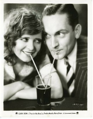Vintage Photo - 2 Photo - Clara Bow - True To The Navy - 1930 - Paramount - Fredric March