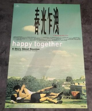 Wong Kar Wai Happy Together 4k Release Intl Double - Sided Movie Poster