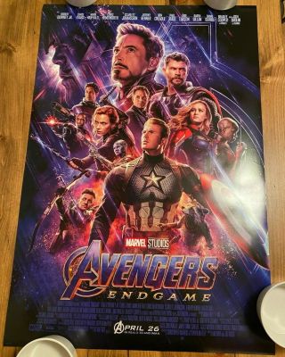 Avengers: Endgame Double Sided 27 X 40 Poster