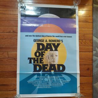 Day Of The Dead One - Sheet - George R.  Romero - 27x41 1985 -