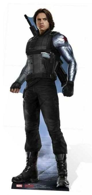Marvel Winter Soldier Life - Size Cardboard Stand Up