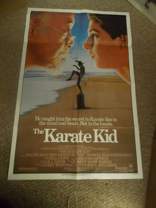 The Karate Kid (1986) Ralph Macchio One Sheet Poster 27 " By41 "