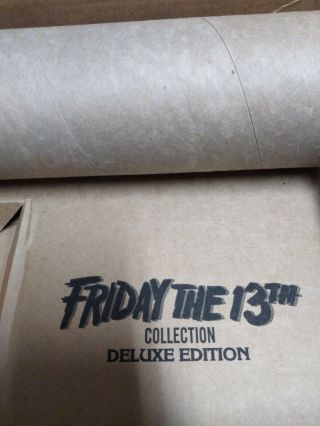 Friday The 13th Scream Factory Lithograph & Poster Le Set New/untouched In Tube