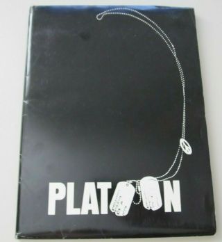 Platoon Movie Press Kit 1986 Oliver Stone 12 Photos Charlie Sheen Dafoe
