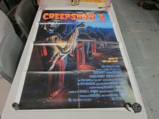 Creepshow 2 1987 Horror Vhs Anthology George Romero Cult Movie Poster
