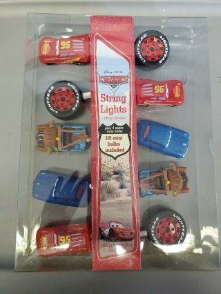 Cars String Light Set - Disney/pixar - Cars Patio Lights Christmas Tree Mater