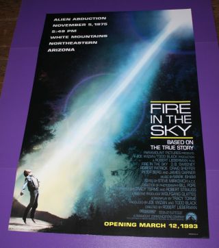 Fire In The Sky Movie Poster Orig 1 Sh