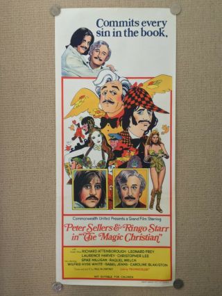 Movie Daybill - The Magic Christian - Ringo Starr - Peter Sellers - 1970 Beatles