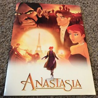 1997 Anastasia Animated Movie Press Kit,  5 Stills,  Pressbook