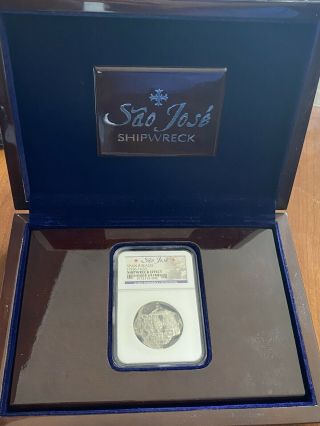 Ngc Shipwreck Certified 1556 - 1622 Sao Jose Philippvs Ii 8 Reales Silver Coin