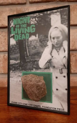 Night Of The Living Dead Romero Movie Prop Filming Location Piece Framed Display