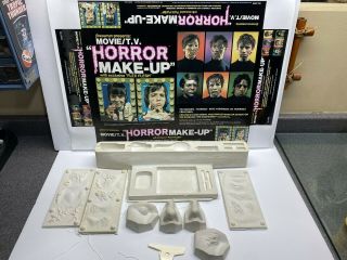 Pressman 1975 Movie/tv Horror Make - Up Kit By Dick Smith Print & Plaster Trays Nr
