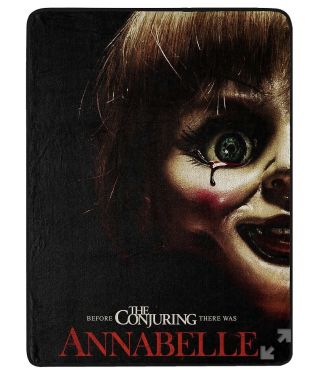 The Conjuring Annabelle Doll Fleece Blanket