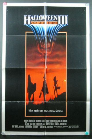Vintage Halloween Iii: Season Of The Witch One Sheet Movie Poster
