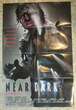 1987 Near Dark 27x41 " 1 - Sh Movie Poster Fn,  6.  5 Adrian Pasdar,  Jenny Wright