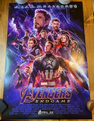 Avengers: Endgame Double Sided 27 X 40 Poster (marvel)