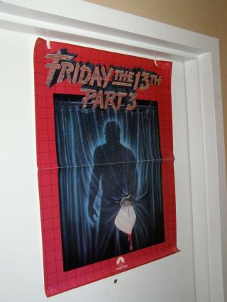 Friday The 13th Part 3,  Part 6 Jason Lives Paramount Home Video Store Posters