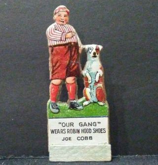 1920 ' s Joe Cobb and Pete the Pup Robin Hood Shoes Stand - Up Our Gang 2