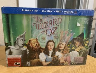 The Wizard Of Oz 75th Anniversary Limited Edition 3d Blu - Ray & Dvd 5 - Discs