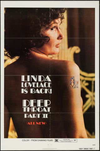 Deep Throat Part Ii [1974] Vintage 1 - Sheet Poster - Linda Lovelace