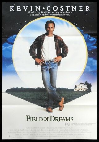 Field Of Dreams One Sheet Movie Poster Kevin Costner Baseball