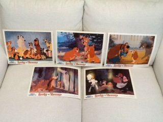 Disney Lobby Card Set Of 5 Lady And The Tramp