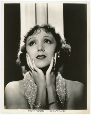 Rosita Moreno By Otto Dyar 1930s Art Deco Hollywood Glamour Photograph
