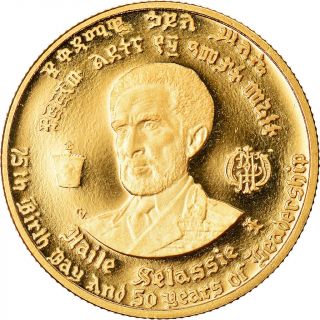 [ 217067] Coin,  Ethiopia,  Haile Selassie,  10 Dollars,  1966,  Ms,  Gold,  Km:38