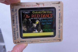 The Red Dance Dolores Del Rio 1928 Film Movie Glass Slide Magic Lantern