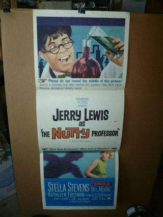 The Nutty Professor,  Orig 14x36 / Movie Poster (jerry Lewis,  Stella Stevens) 1963