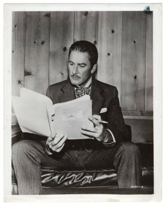 Errol Flynn,  Greer Garson That Forsyte Woman 1949 Handsome Portrait Photo 393