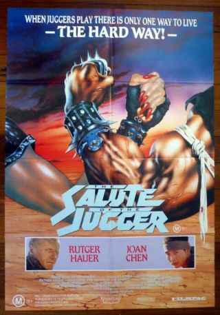The Salute Of The Jugger 1989 Australian One Sheet Movie Poster