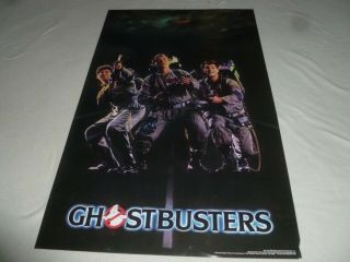 1984 Ghostbusters Video Movie Poster Bill Murray Columbia Pictures