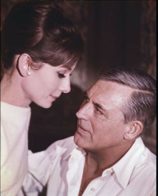 Charade Cary Grant Audrey Hepburn Portrait Photo 5x4 Transparency