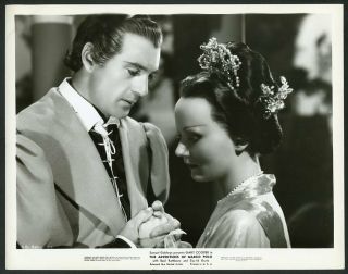 Gary Cooper,  Sigrid Gurie " The Adventures Of Marco Polo " 1938 Photo