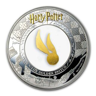 2020 Samoa $5 - Harry Potter: The Golden Snitch - 975 Minted