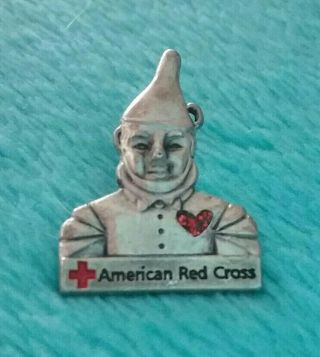 American Red Cross (tin Man) Wizard Of Oz Pin Rare