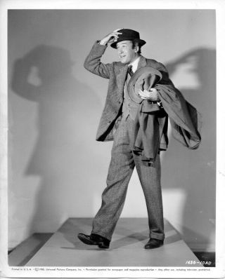 Harvey 8x10 1950 Photo James Stewart Full Length Pose Snipe On Verso