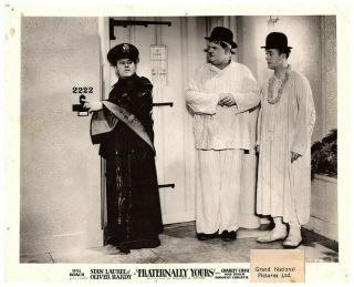 Sons Of The Desert British Lobby Card Stan Laurel Oliver Hardy Classic