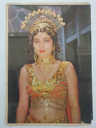 Vintage Bollywood Print Mandakini 14in X 20in (5831)