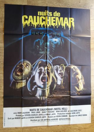 Motel Hell Horror Nancy Parsons Large French Movie Poster 