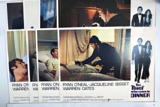Thief Who Came To Dinner 1972 Lobby Card Set Of 8